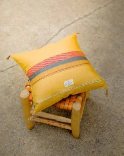 Soil To Studio Best Sellers Aditi Linen Throw PIllow Cover - Yellow 13 Soil To Studio Best Sellers Aditi Linen Throw PIllow Cover - Yellow