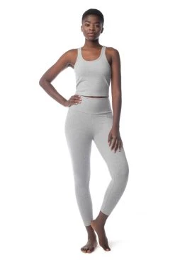 Synergy Organic Clothing Sale 7/8 Legging - Heather Gray