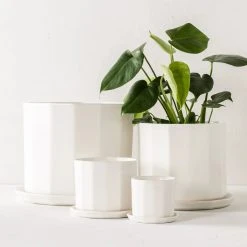 Convivial Riveted Porcelain Planter