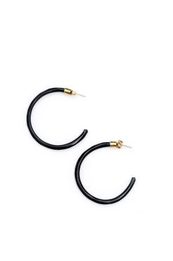 Abby Alley Best Sellers Large Amber Horn Hoops