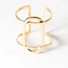 Abby Alley Crossover Cuff Bracelet Handcrafted 2 Abby Alley Crossover Cuff Bracelet Handcrafted