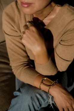 Abby Alley Crossover Cuff Bracelet Handcrafted 9 Abby Alley Crossover Cuff Bracelet Handcrafted