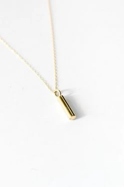 Abby Alley Cylinder Pendant Necklace