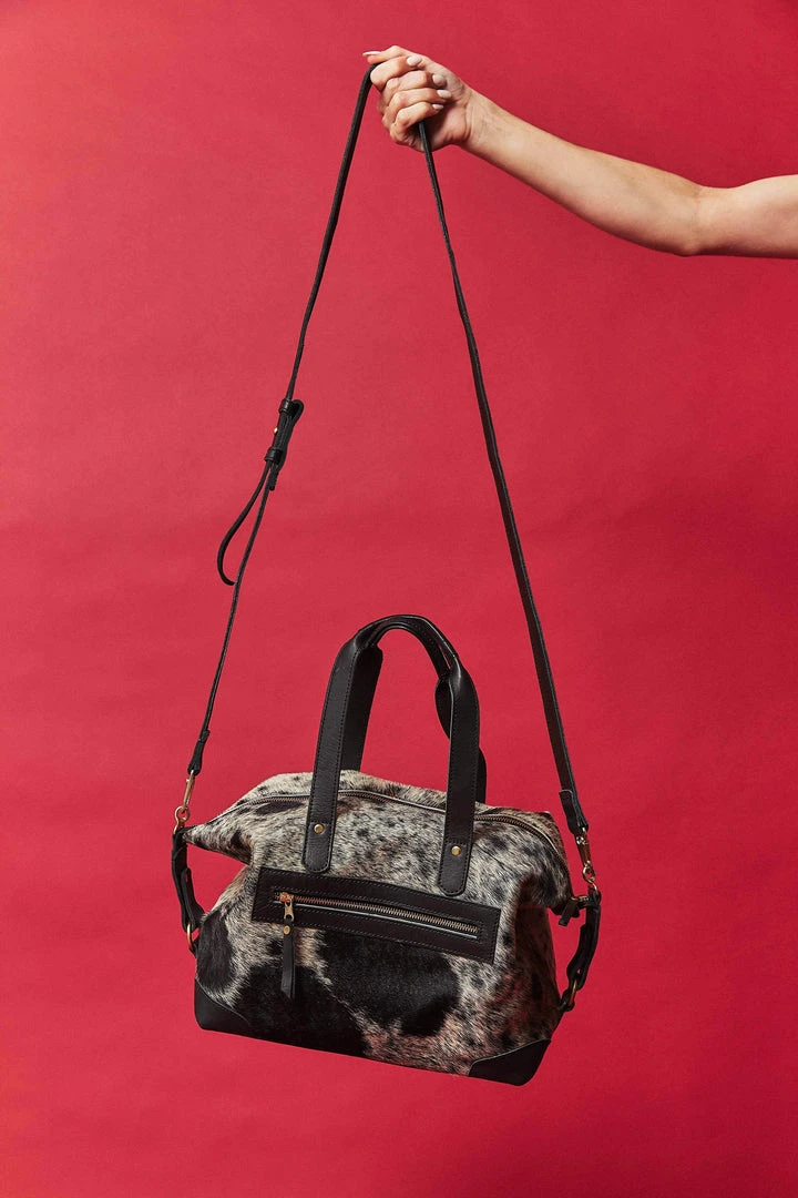 Abby Alley Ellen Handbag - Black Cow Hair Handcrafted 7 Abby Alley Ellen Handbag - Black Cow Hair Handcrafted