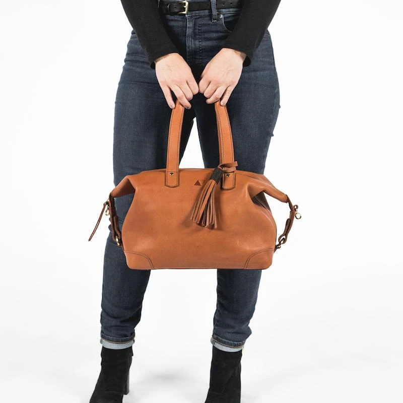 Abby Alley Ellen Handbag - Chestnut Handcrafted 7 Abby Alley Ellen Handbag - Chestnut Handcrafted