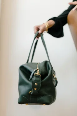 Abby Alley Handcrafted Ellen Handbag - Evergreen