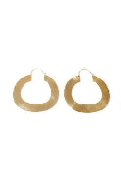 Abby Alley Flat Hoop Earrings