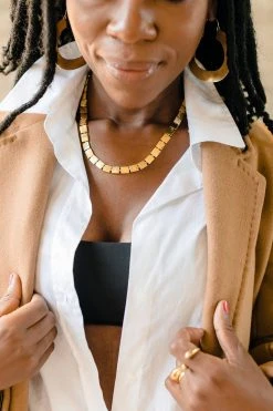 Abby Alley Flat Hoop Earrings