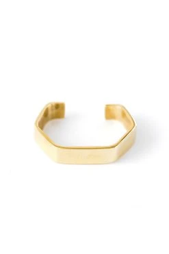 Abby Alley Hexagon Cuff Bracelet