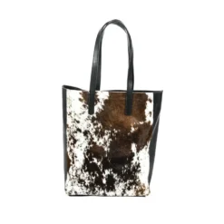 Abby Alley Joanie Tote - Black Cow Hair Handcrafted