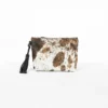 Abby Alley Handcrafted Keely Clutch - Black Cow Hair 2 Abby Alley Handcrafted Keely Clutch - Black Cow Hair