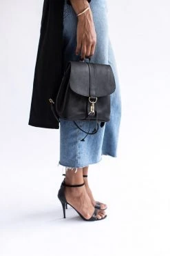 Abby Alley Accessories Mini Adelaide Backpack - Black