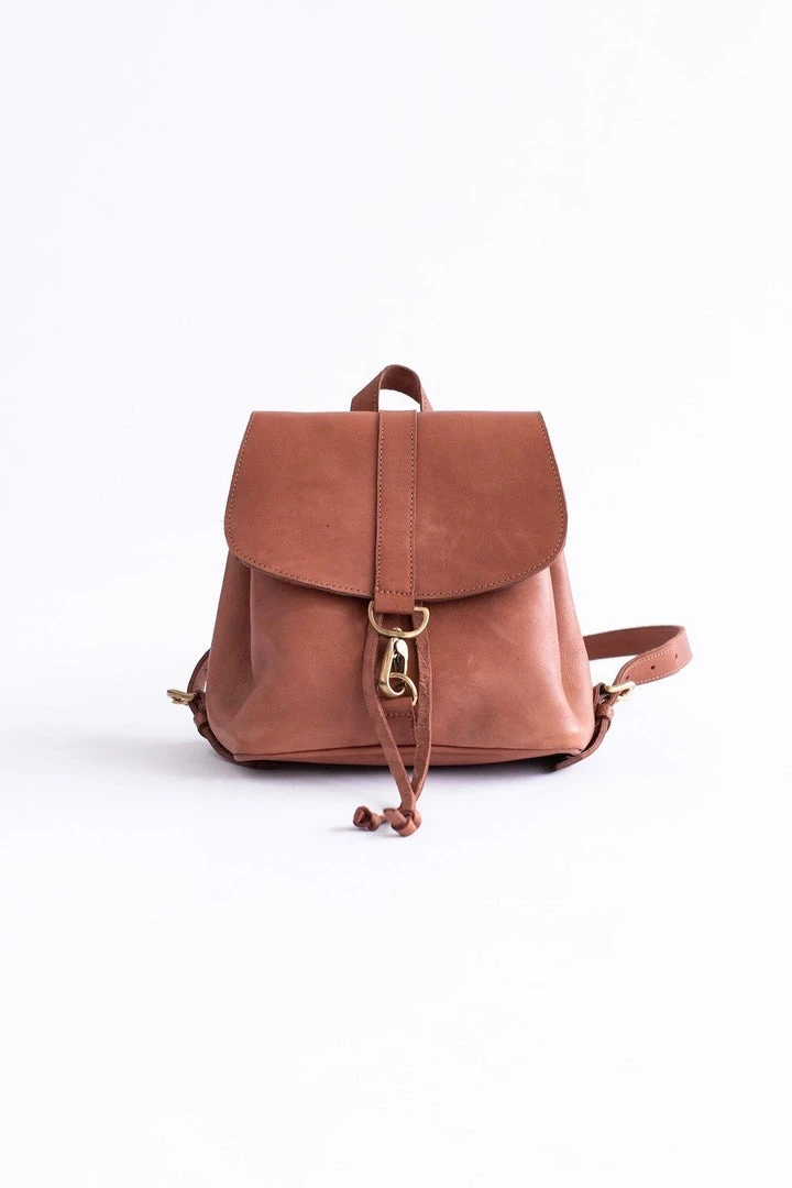 Abby Alley Mini Adelaide Backpack - Chestnut Accessories 3 Abby Alley Mini Adelaide Backpack - Chestnut Accessories