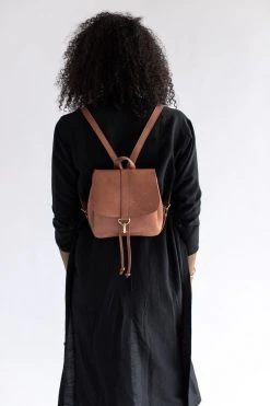 Abby Alley Mini Adelaide Backpack - Chestnut Accessories 10 Abby Alley Mini Adelaide Backpack - Chestnut Accessories