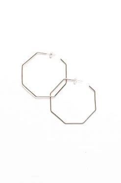 Abby Alley Octagon Hoop Earrings 16 Abby Alley Octagon Hoop Earrings