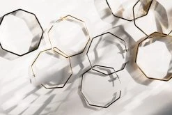 Abby Alley Octagon Hoop Earrings 17 Abby Alley Octagon Hoop Earrings