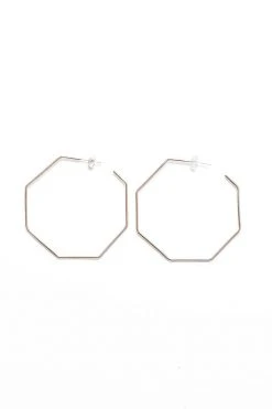 Abby Alley Octagon Hoop Earrings 13 Abby Alley Octagon Hoop Earrings
