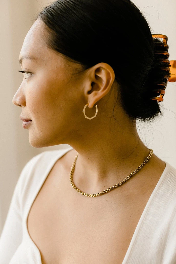 Abby Alley Octagon Mini Hoops Jewelry 3 Abby Alley Octagon Mini Hoops Jewelry