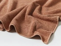 Coyuchi Air Weight Towels - Dusty Coral