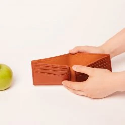 Allégorie Accessories Gala Apple Leather Bifold Wallet