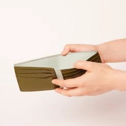 Allégorie Cactus Leather Bifold Wallet Accessories