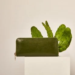 Allégorie Cactus Leather Long Wallet