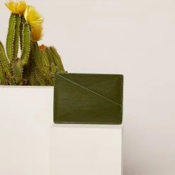 Allégorie Accessories Cactus Leather Puzzle Cardholder