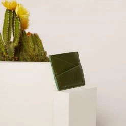 Allégorie Accessories Cactus Leather Puzzle Cardholder