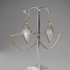 Iron Oxide Crystal Amulet Earrings Jewelry