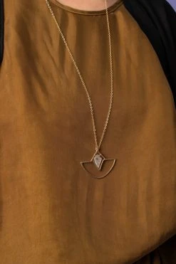 Iron Oxide Jewelry Crystal Amulet Necklace 14 Iron Oxide Jewelry Crystal Amulet Necklace