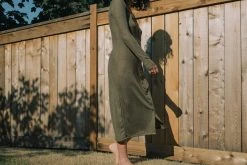 Altar Clothing Ila Upcycled Dress - Gilded Olive