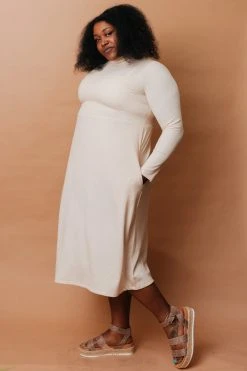 Altar Megumi Upcycled Dress - Oatmeal