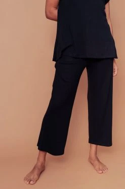 Altar Best Sellers Ronnie Tencel Lounge Bottoms - Black