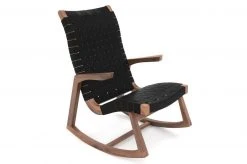 Masaya & Co. Amador Leather Rocking Chair