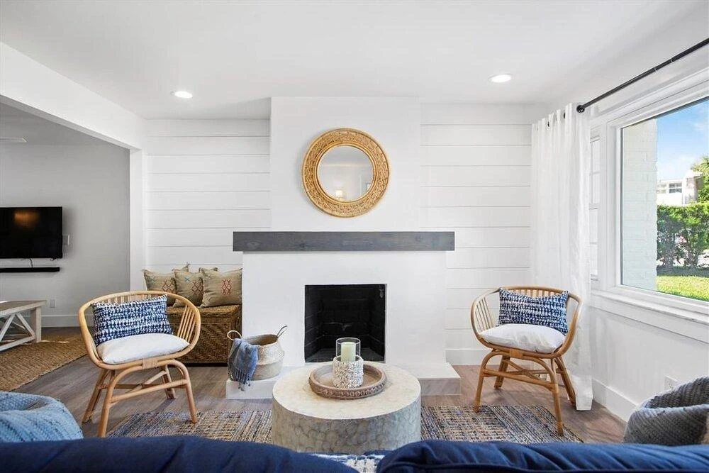 Decor House Living 36 Amante Marketplace Kophinos Basket - White Dipped Best Sellers