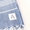 Amante Marketplace Teleios Turkish Towel - Navy 1 Amante Marketplace Teleios Turkish Towel - Navy