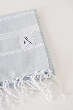 Amante Marketplace Home Goods Teleios Turkish Hand Towel - Gray