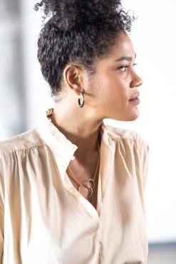 Abby Alley Jewelry Amber Hoops