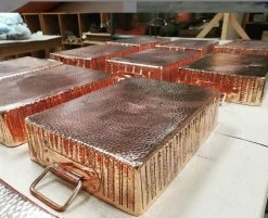 Amoretti Brothers Engraved Recycled Copper Roasting Pan Home Goods