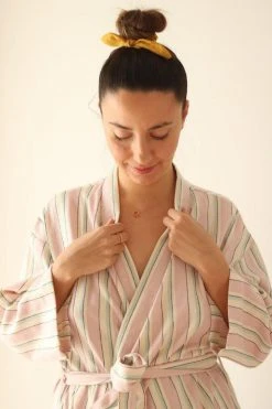 Anatolico Towels + Bath Mats Lily Unisex Turkish Robe