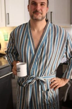 Anatolico River Unisex Turkish Robe Home Goods