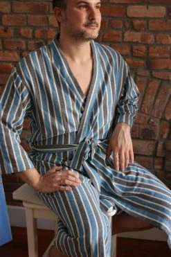 Anatolico River Unisex Turkish Robe Home Goods