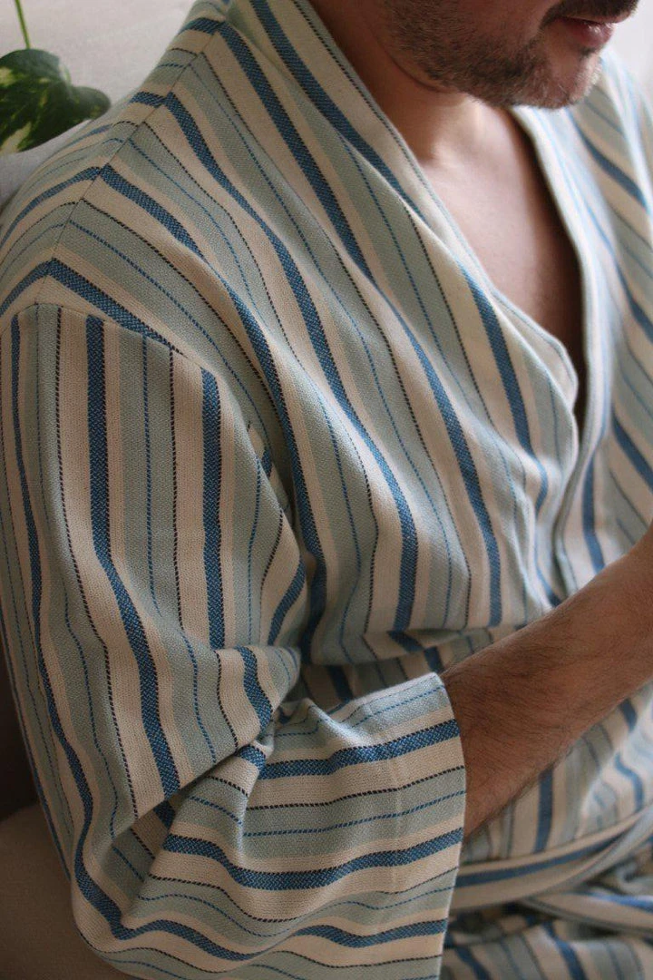 Anatolico Sky Unisex Turkish Robe Home Goods 7 Anatolico Sky Unisex Turkish Robe Home Goods