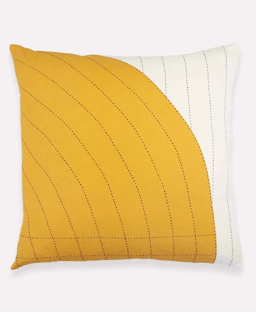 Anchal Curve Throw Pillow - Gold Home Goods 3 Anchal Curve Throw Pillow - Gold Home Goods