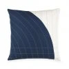 Anchal Curve Throw Pillow - Navy Home Goods