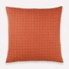 Anchal Cross Stitch Throw Pillow- Rust 2 Anchal Cross Stitch Throw Pillow- Rust