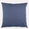Anchal Home Goods Cross Stitch Throw Pillow - Slate 1 Anchal Home Goods Cross Stitch Throw Pillow - Slate