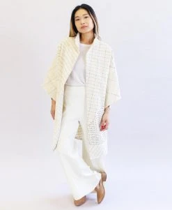 Anchal Cocoon Jacket - Bone Clothing