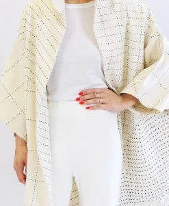 Anchal Cocoon Jacket - Bone Clothing