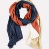 Anchal Accessories Rust Colorblock Scarf 2 Anchal Accessories Rust Colorblock Scarf